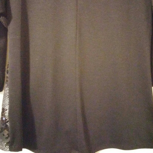 Fesitive Black Sparkling Top - Picture 4 of 5